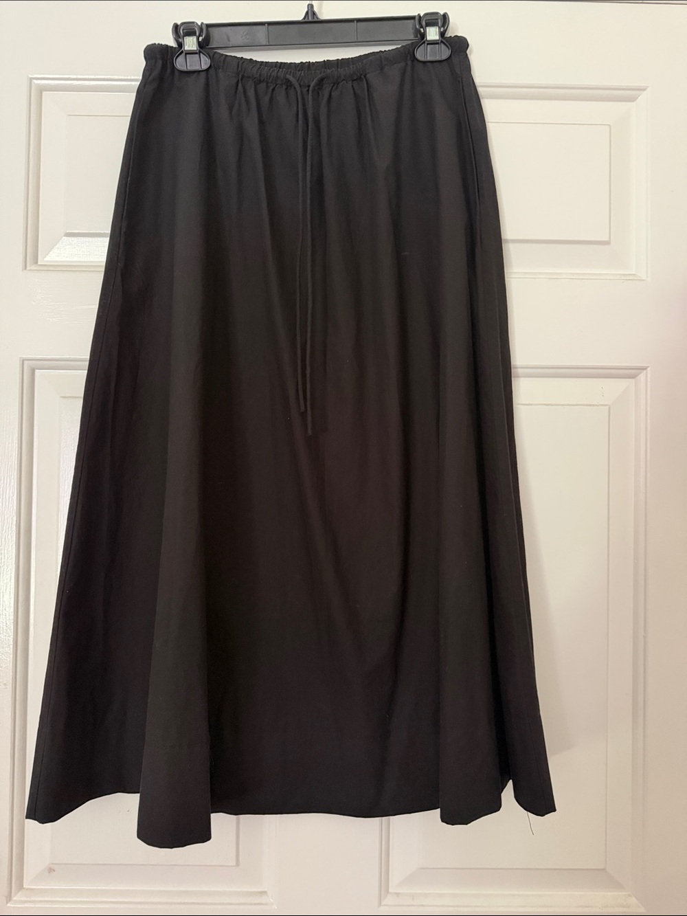 Banana Republic Black A-Line Drawstring Skirt